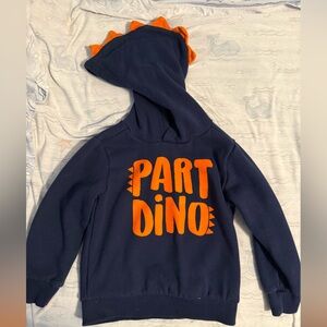 Kids Navy Blue Dino Sweatpants